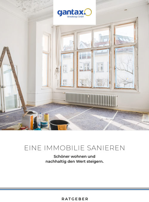 Eine Renovierung als Symbol für unseren Ratgeber zum Thema Immobiliensanierung 