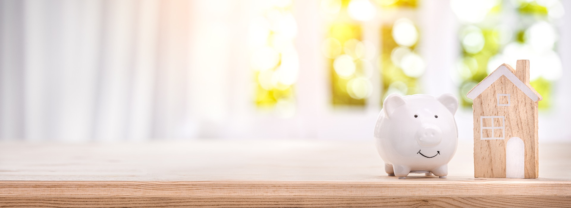 Sparschwein und Haus als Symbol für die Baufinanzierung in Wismar